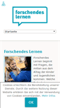 Mobile Screenshot of forschendes-lernen.net
